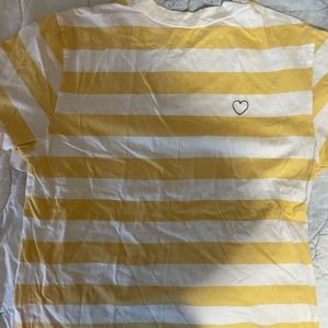 Striped pace in shirt!